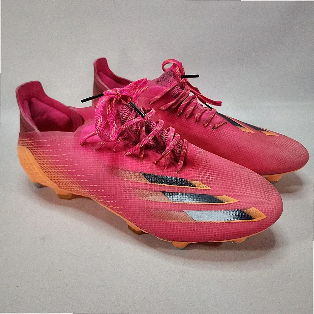 Adidas X Ghosted.1 Fg Mens Size 8 Firm Ground Soccer Cleats Pink/Orange FW6897