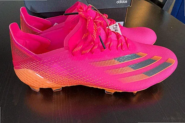 Adidas X Ghosted.1 FG Soccer Cleats Men's Multi Sizes Shock Pink Orange FW6897