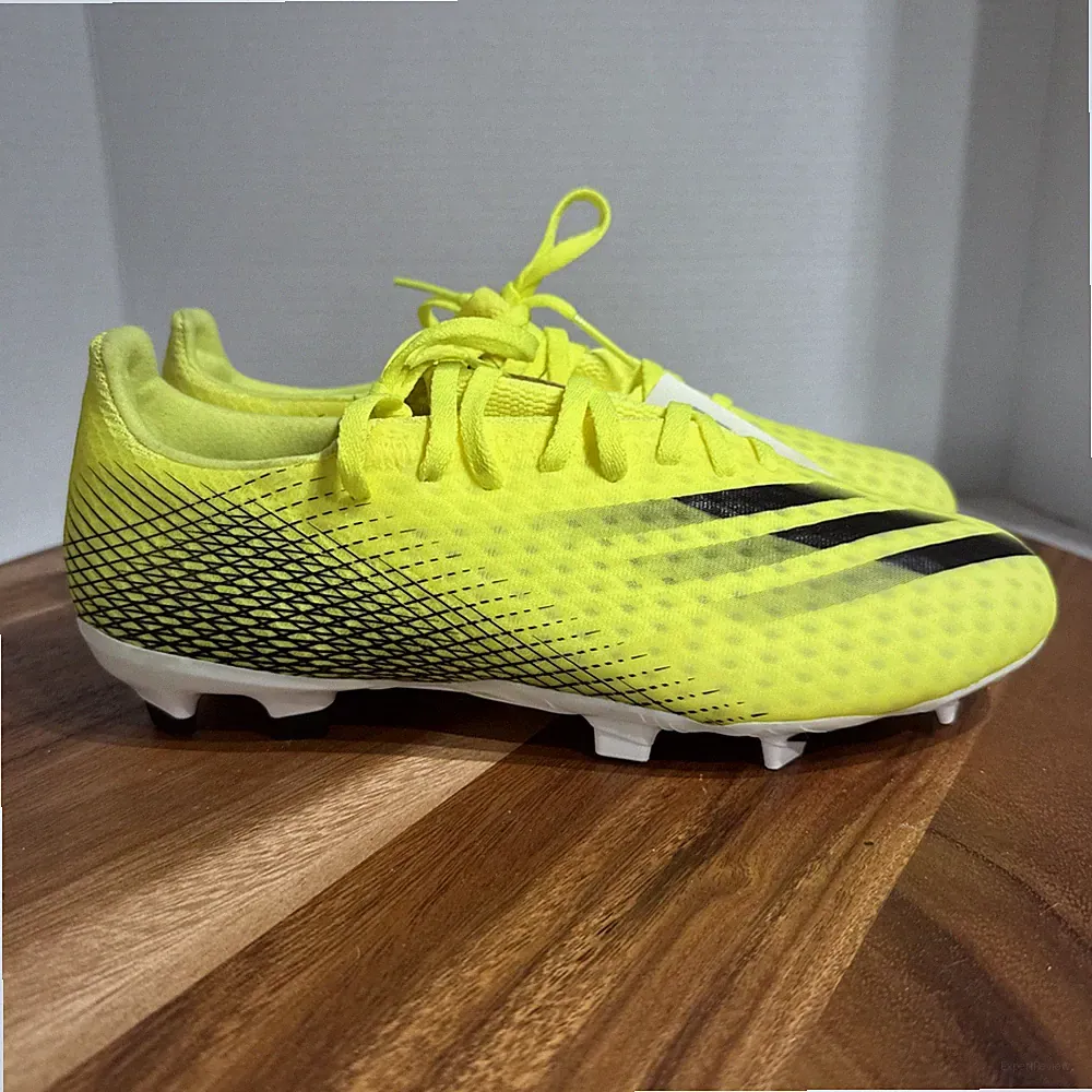 Adidas X Ghosted.3 Firm Ground FW6948 Bright Yellow Soccer Cleats Men's Size 6.5