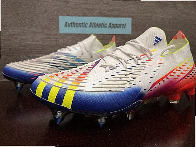 Adidas X Predator Edge.1 SG Soccer Cleats White Men's 7.5 | Wmn's 8.5 GW1014