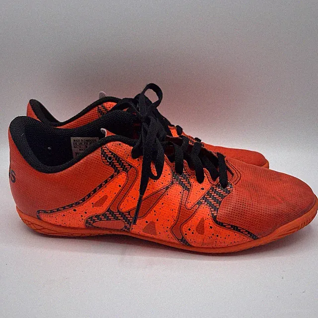 Adidas X SGC 753002 Indoor Soccer Shoes Cleats Size 5.5 Orange / Black