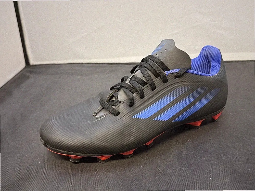 Adidas X Speed Flow.4 Soccer Cleats (Black / Blue) US Men’s Size 8