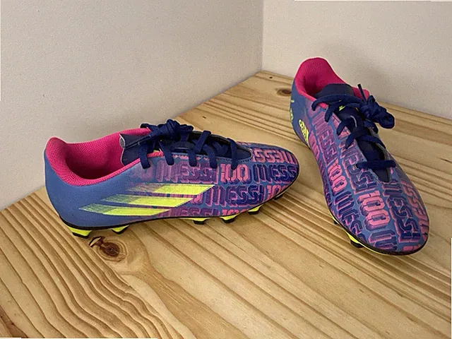Adidas X Speed Flow Messi .4 J Kids Size 5.5 Soccer Cleats FY6933