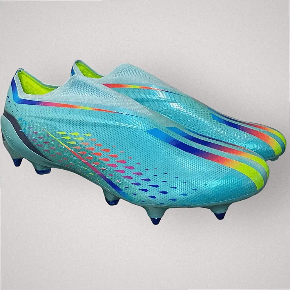 Adidas X Speed Portal + Elite SG Clear Aqua Soccer Cleats GW8420 Mens 11.5 New