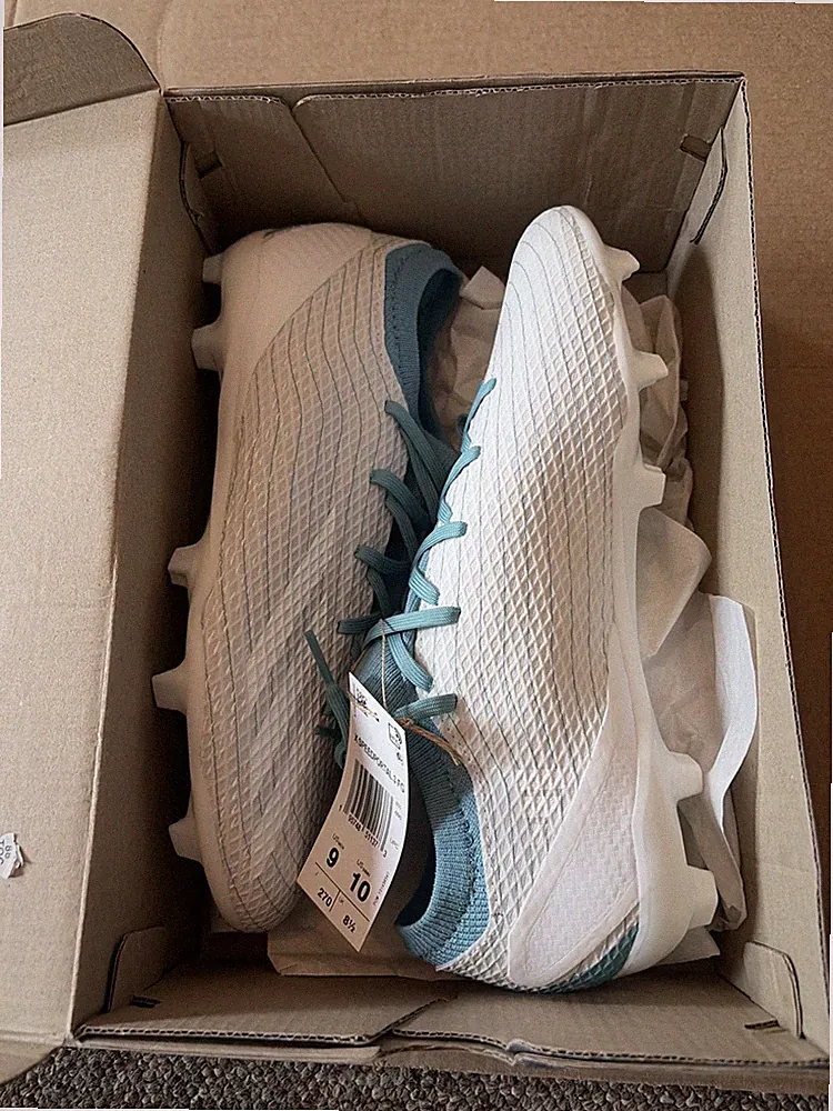 Adidas X Speed Portal Soccer Cleats Size 9 Mens/10 Women’s Blue & White