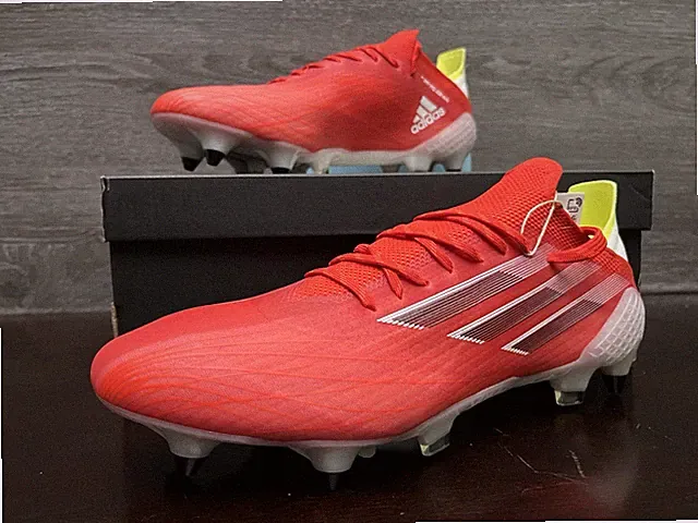 Adidas X SpeedFlow.1 SG Red Black Soccer Cleats Men's Size 12 FY3355 RARE NWB