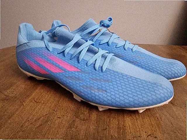 Adidas X Speedflow.3 FG GW7483 Aqua Blue Football Soccer Cleat Shoe Size 13 NEW