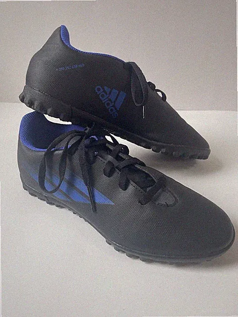 Adidas X Speedflow.4 Blue/Black Turf Soccer Cleats Size 4.5 FY3326