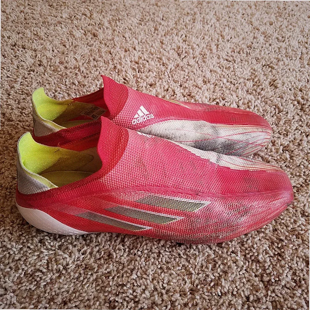 Adidas X Speedflow+ + Plus Size 12 Laceless Soccer Cleats Boots No Laces Speed