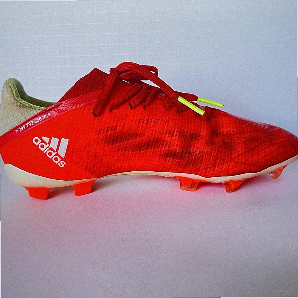 Adidas X Speedflow Soccer Cleats US 9 Red FG Speed Boots Lightweight