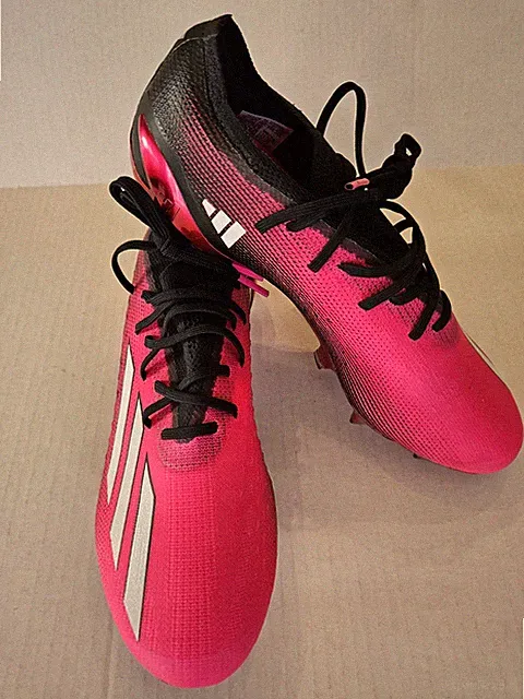 Adidas X SpeedPortal .1 FG Shock Pink/Black Mens Size 6 Soccer Cleats New