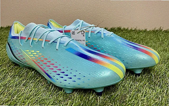Adidas X Speedportal.1 SG Aqua Blue Carbon Soccer Cleats GW8442 Men's Size 10.5