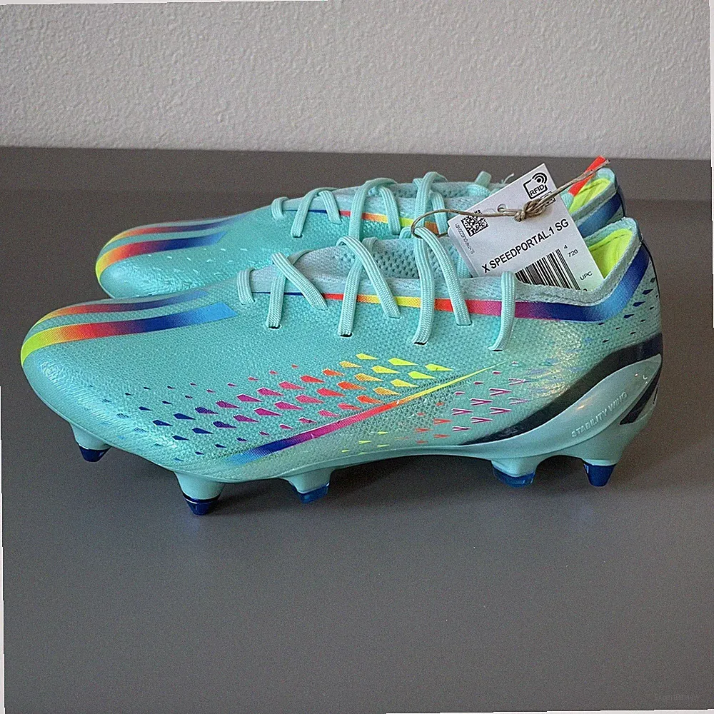 adidas X Speedportal.1 SG Aqua Soccer Cleats Elite Men’s Sz 4.5 Women’s Sz 5.5