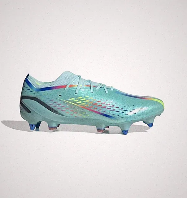 Adidas X Speedportal.1 SG Soccer Cleat Boots Clear Aqua Red Blue SZ 11.5 GW8442