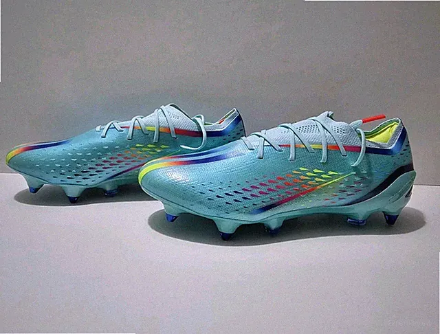Adidas X Speedportal.1 Soft Ground Aqua Blue Men's Soccer Cleats Sz 12 (GW8442)