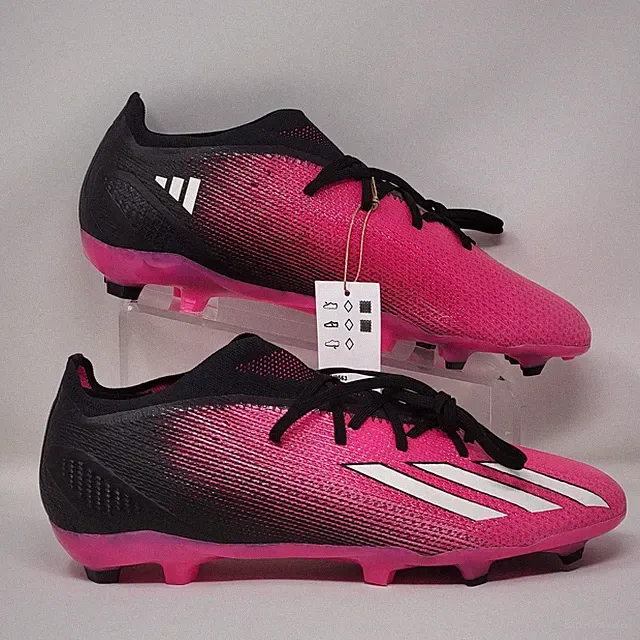 Adidas X Speedportal.2 FG Black Pink Soccer Cleats GV9563 Mens Size 7.5 New