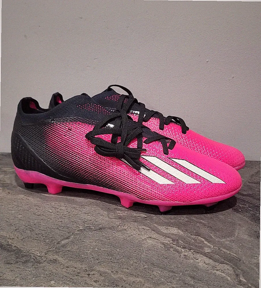 Adidas X Speedportal.2 FG Black Pink Soccer Cleats Men's 8 Women's 9 GV9563