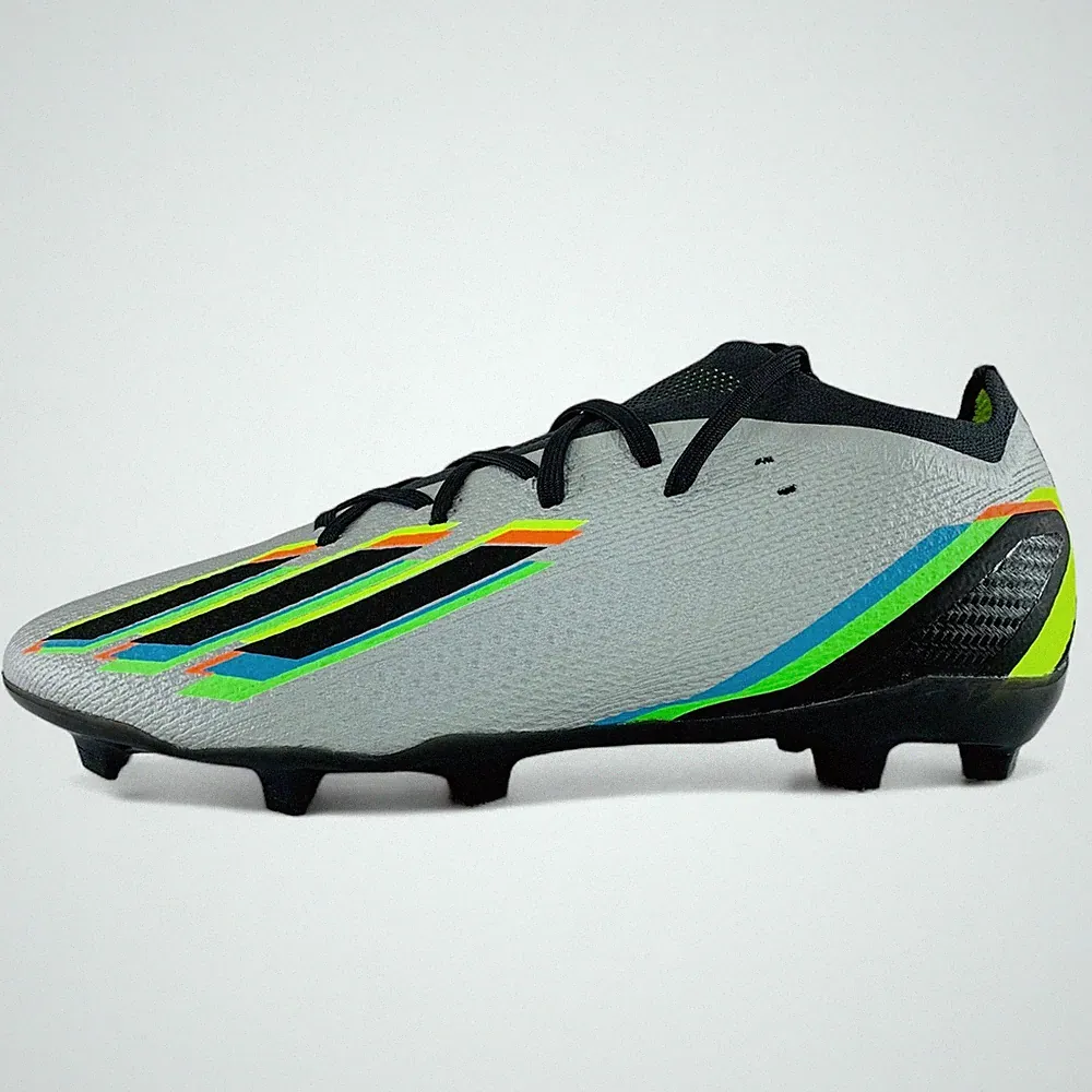 adidas X Speedportal.2 FG Men's Soccer Cleats Silver Multicolor Size 12 HR1725