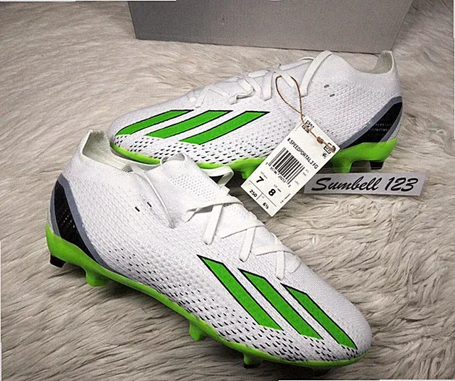 Adidas X Speedportal.2 FG Soccer Cleats White Green Mens Sz 7 /Womens 8 HP5904