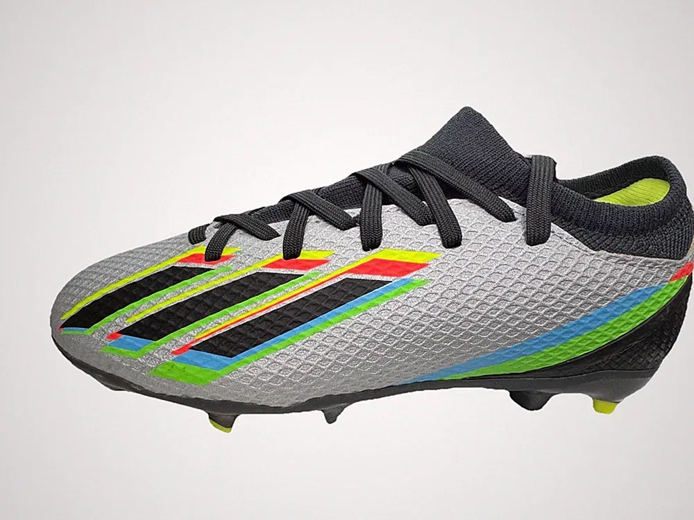 ADIDAS X SPEEDPORTAL.3 FG SOCCER CLEATS SHOES Silver GW8461 Boys2y