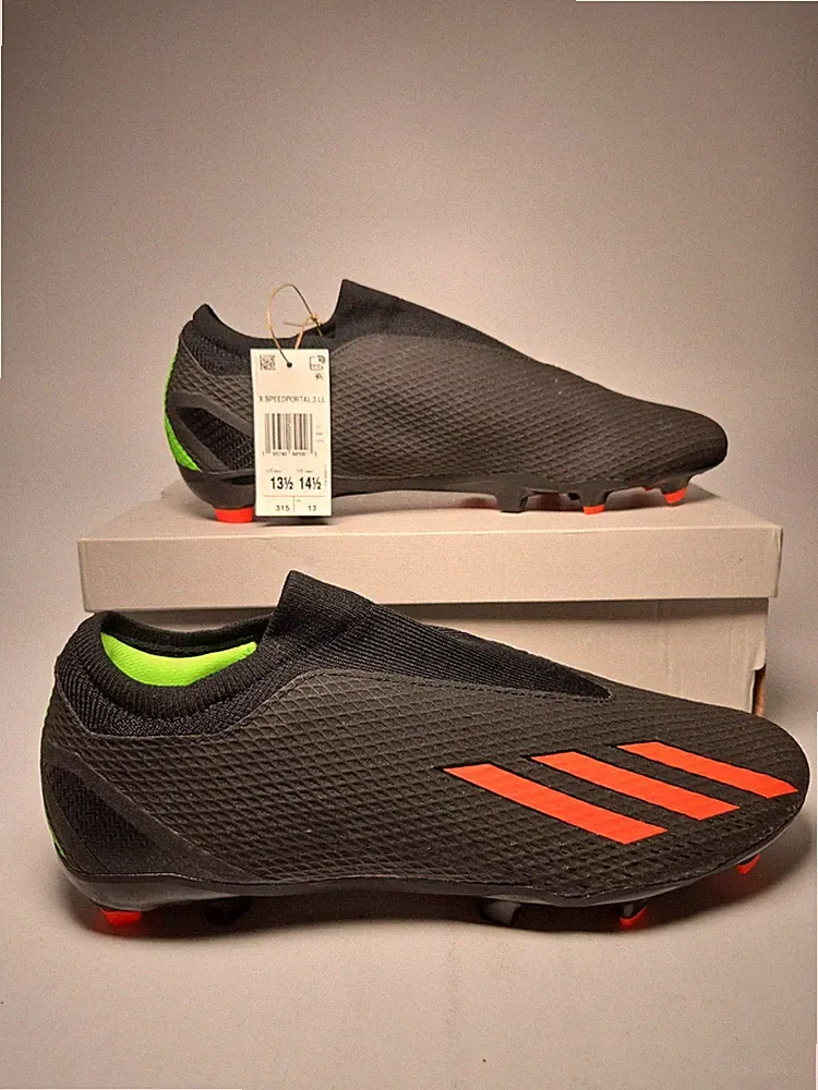 Adidas X Speedportal.3 LL FG Laceless Soccer Football Cleats Men's Size 13.5