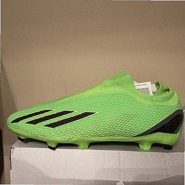 adidas X Speedportal.3 SGREEN Laceless Soccer Cleats Men's 13 GW8469 Green