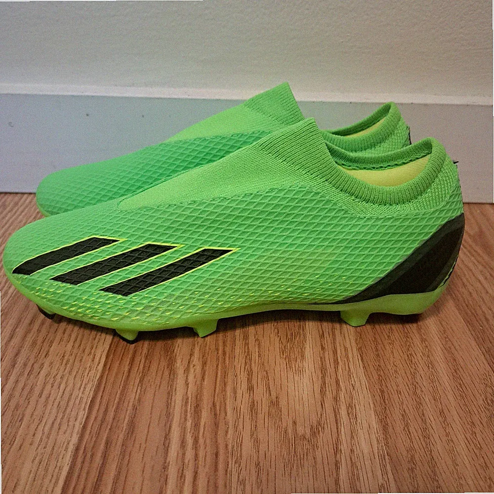 adidas X Speedportal.3 SGREEN Laceless Soccer Cleats Men's Size 6.5 GW8469 Green