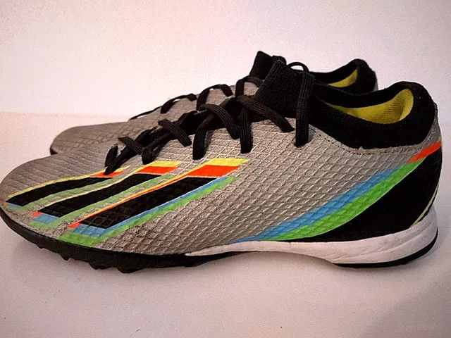 Adidas X Speedportal.3 TF Soccer Turf Shoes Silver Black GW8486 Men 7.5 Women 9