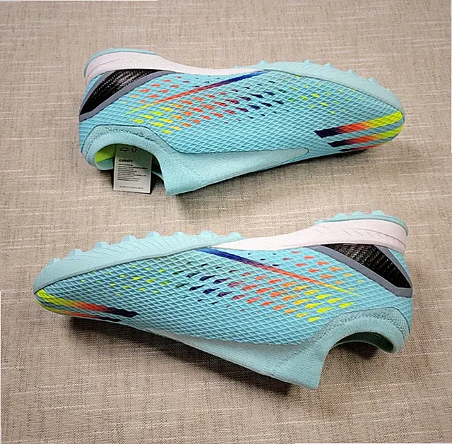 Adidas X Speedportal.3 Turf Soccer Cleats size 13 Mens Light Blue Laceless