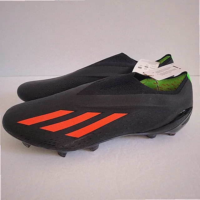 Adidas X Speedportal+ FG Laceless Soccer Cleats GW8410 Size 12.5 Black