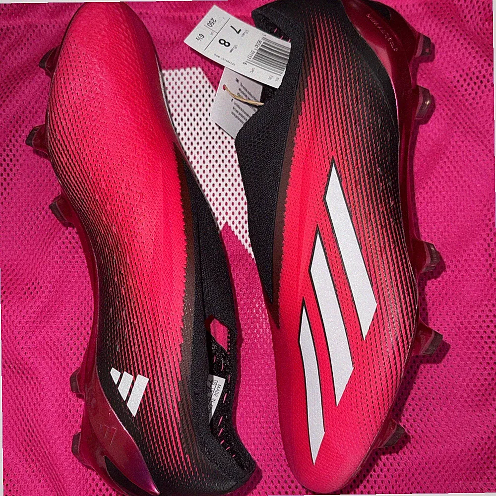 Adidas X Speedportal + FG Pink Black Soccer Cleats GZ5126 Men 11 RARE Brand New