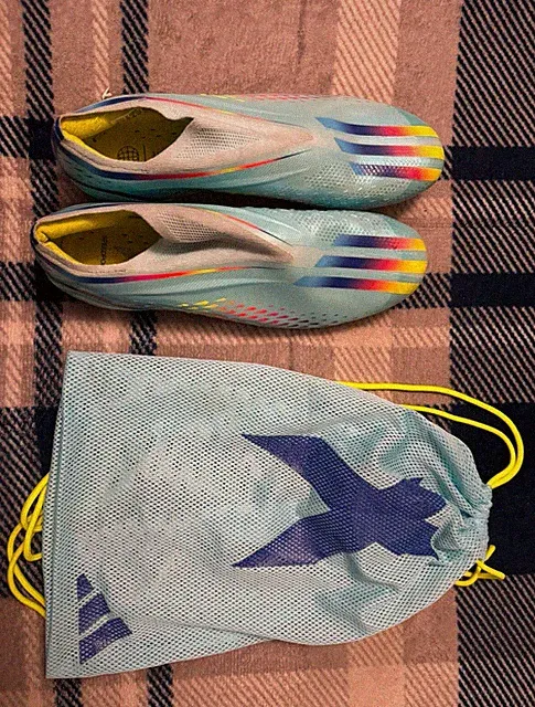Adidas X Speedportal+ FG Soccer Cleats Aqua Style GW8408 Mens Size 13