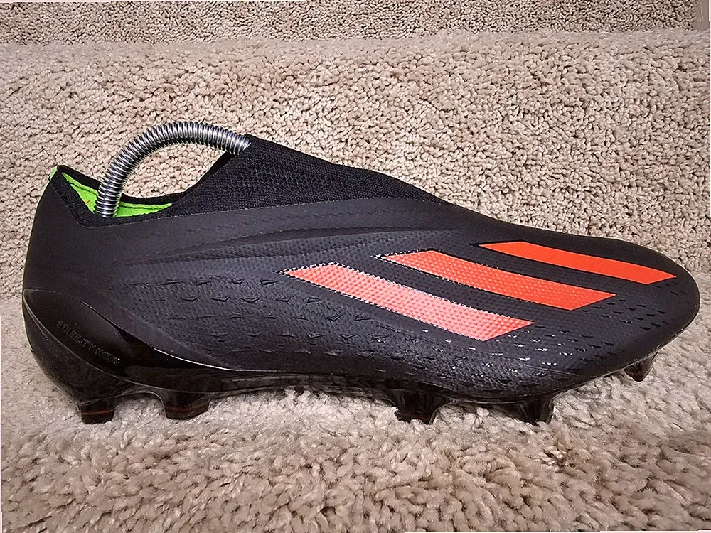 Adidas X Speedportal+ FG Soccer Cleats Core Black Solar Red GW8410 Sz 6.5 RARE