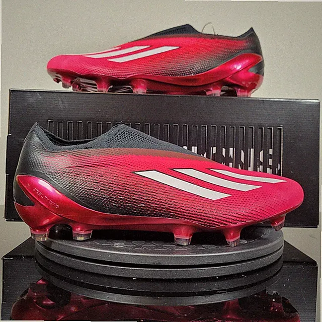 Adidas X Speedportal + FG Soccer Cleats Shoes Pink Black Red GZ5126 Men's Sz 6.5