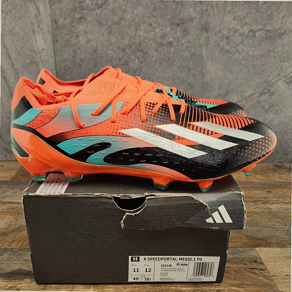 Adidas X Speedportal Messi.1 FG Size 11 Mens Orange Soccer Cleats
