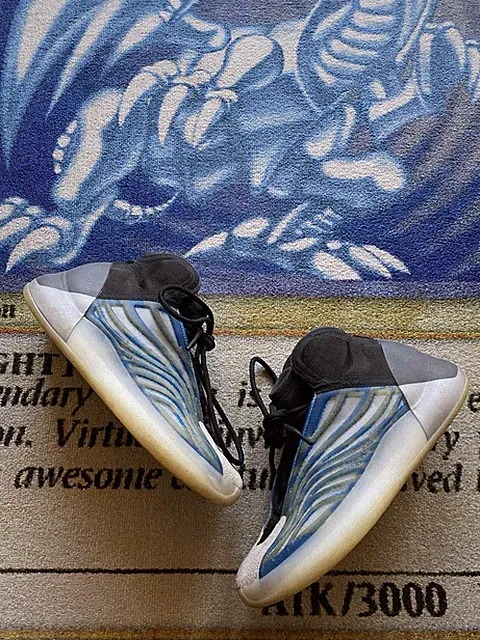 Adidas Yeezy Boost QNTM BSKTBL Quantum Basketball Frozen Blue Men’s Sz 8.5