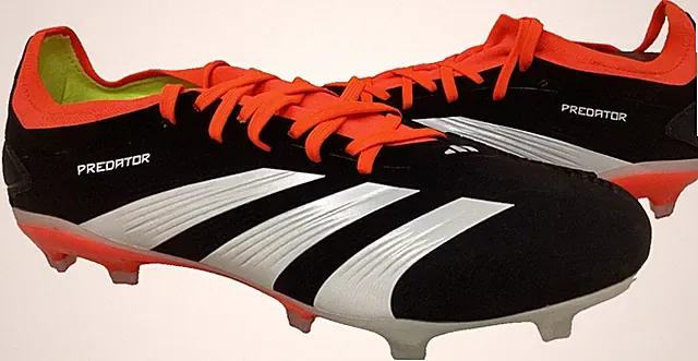 Adidas Youth Boy's Predator Pro FG Soccer Cleats Blk/Wht/Sol Rd Size:6 177O