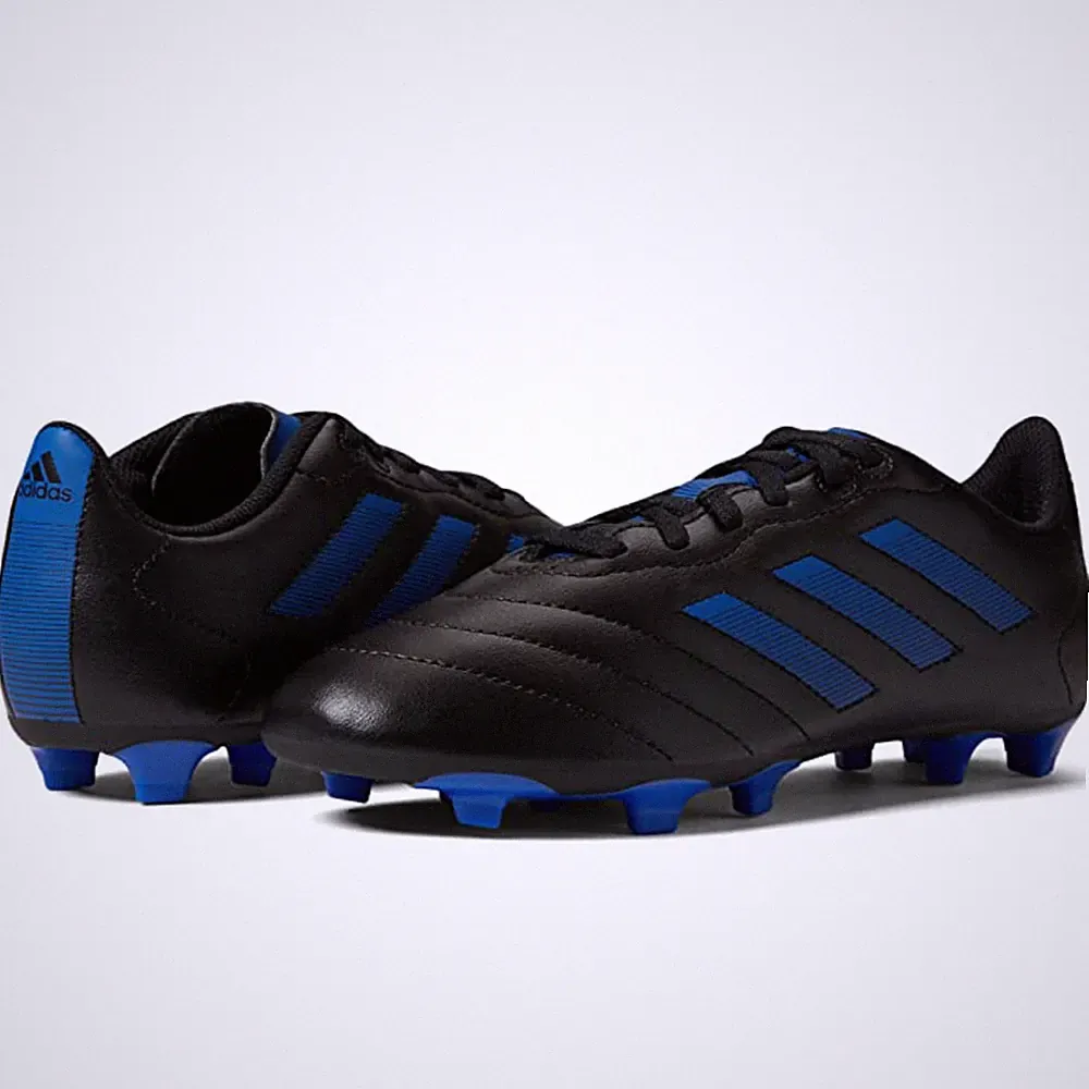 Adidas Youth Goletto VIII Firm Ground Soccer Cleats Size 4.5 Black Blue NWOB