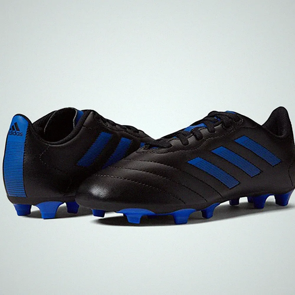 Adidas Youth Goletto VIII Firm Ground Soccer Cleats Size 5 Black Blue NWOB