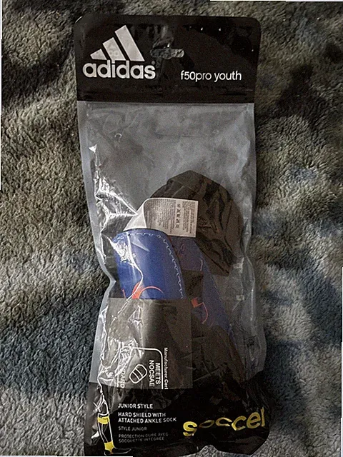 Adidas Youth Performance F50 Shinguards Small-Blue /Orange