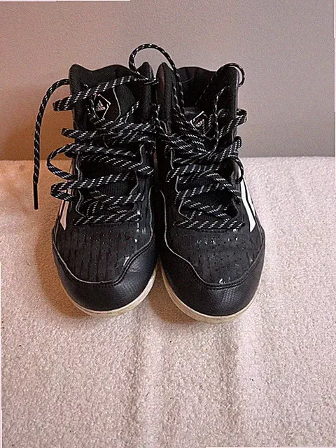 Adidas Youth Power Alley 3 Black S84781 Black Baseball Cleats Shoes Size 4