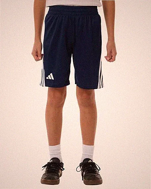 Adidas Youth Size Small Navy Performance Athletic Training 7" Shorts Activewear