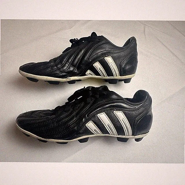 Adidas Youth Soccer Cleats 4.5 Y2K BRACARA TRX FG Black White Classic