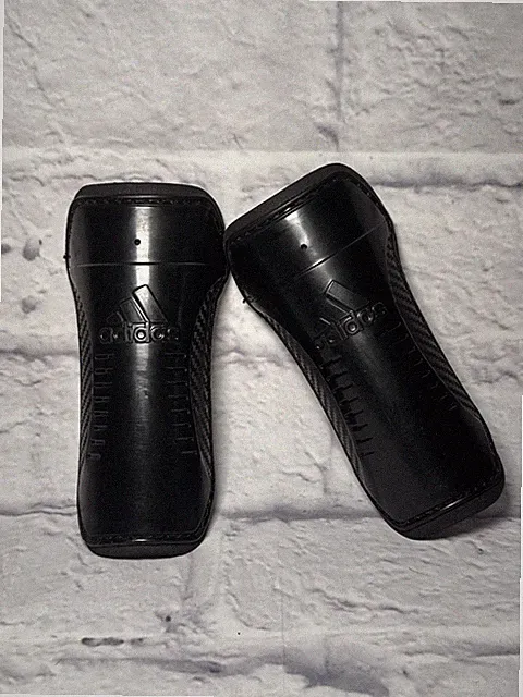 Adidas Youth Soccer Shin Guards Size Small Black Kids Toddler Protective Gear
