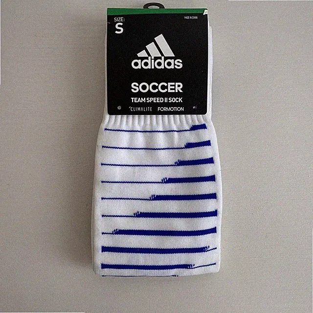 Adidas Youth Soccer Team Speed II Performance Athlrtic Socks Kids Size 13C-4Y