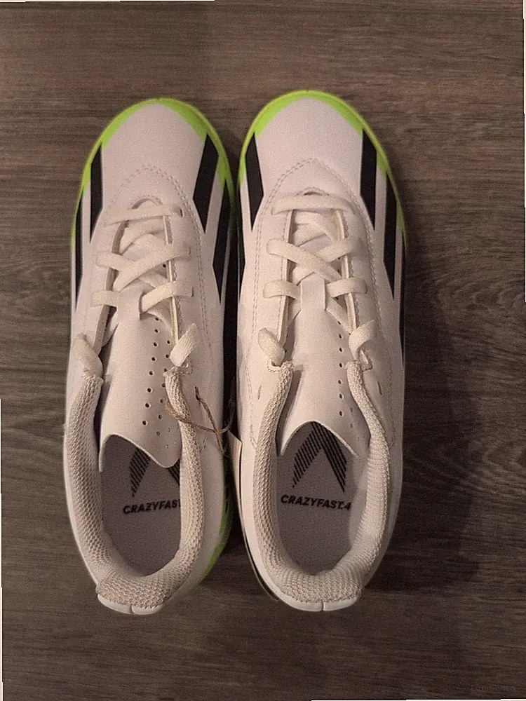 adidas Youth X Crazyfast.4 Indoor Soccer Cleats Sz 3.5 No Box