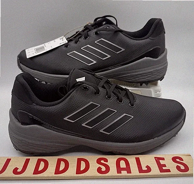 Adidas ZG23 Golf Shoes Core Black Dark Silver Metallic GW1178 Men’s Sz 15 NWT