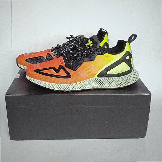 adidas ZX 2K 4D Men's Size 8 Neon Retro Running Sneakers With Box FV9028