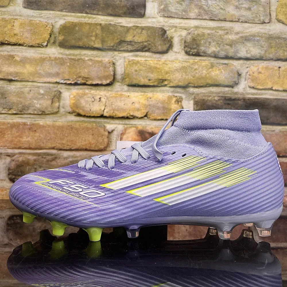 Adidias F50 Sparkfusion League FG/AG Women's Size 7 Soccer Cleats Violet JI0012