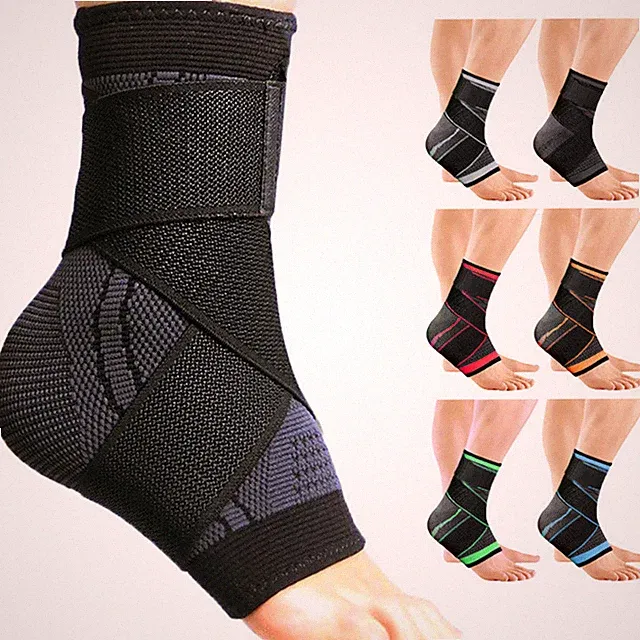 Adjustable Ankle Support Compression Ankle Brace Protector for Running Soccer